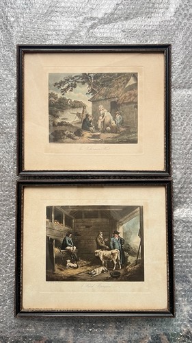 Antique framed prints - antique, prints:the