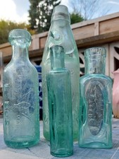 Antique Embossed Aqua Blue