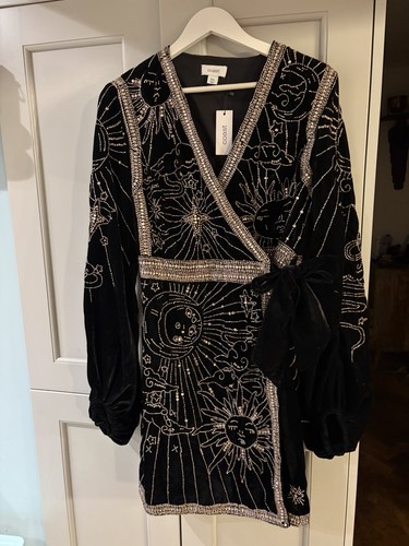 Coast party sequin velvet wrap - party,
