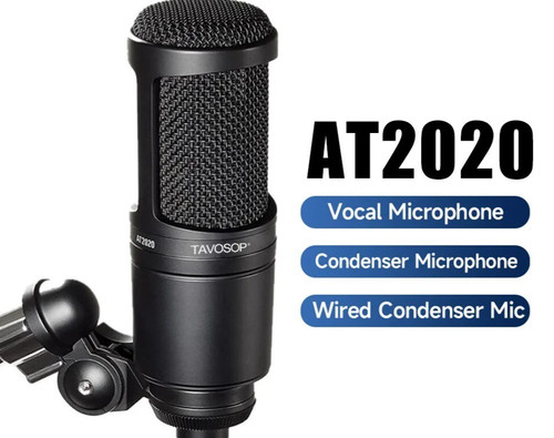 At2020 audio wired - wired, cardioid