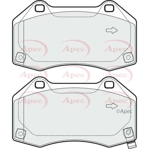 Brake pads set for vauxhall - pads,