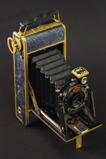 Agfa Billy Record F8.8 Anastigmat Jgestar Folding Camera In "Tarnished Gold"