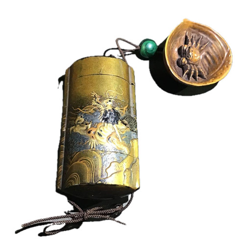 Japanese antique gold maki - japanese,