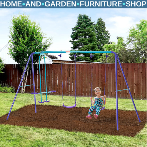 Kids swing set - shaped, legs