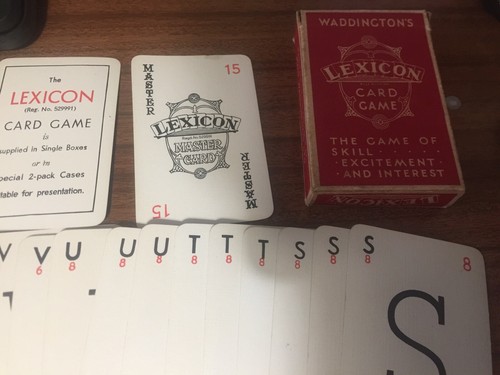 Lexicon card game - lexicon,