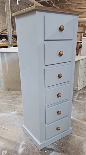 Handmade white drawer chest - white, chest-