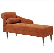 Velvet Chaise Longue,Indoor