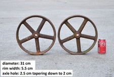 pair of iron wheels shepherd /