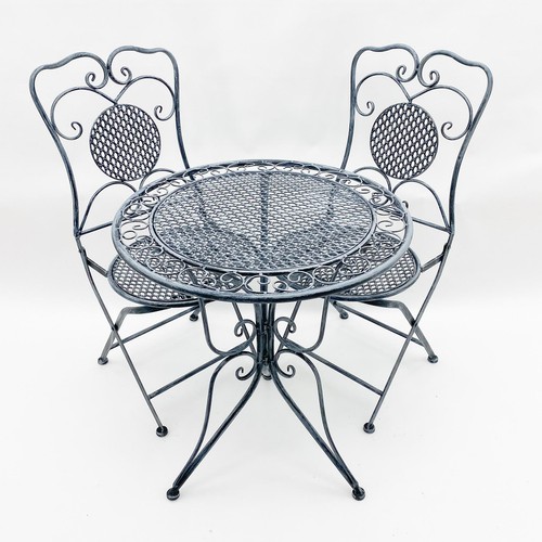 French grey metal garden - french,