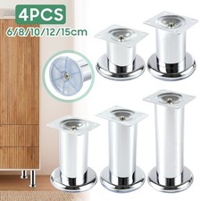 Chrome Furniture Legs Feet Beds Sofas Arm Chairs Stools Cabinet 60-150mm HEIGHT