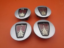 ROVER 25 45 75 4X SET OF ALLOY WHEEL  FIT OEM CENTRE PLASTIC CAPS WITH LOGO 55mm