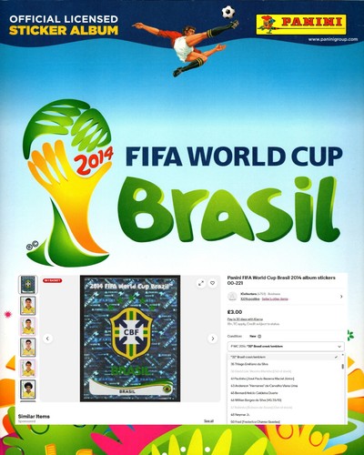 Panini fifa world - world, brasil
