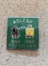 Vintage ASLEF Badge Openshaw