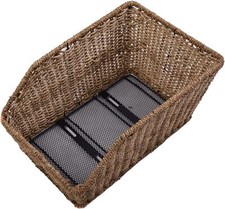 Wicker Metal Bike Basket Rear