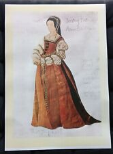 Anne Boleyn Costume Design BBC  Wives 1st Edition Print Copy by John Bloomfield