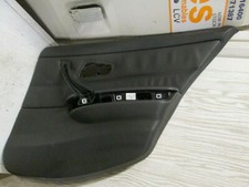 bmw 330d m auto sport e90 2006-2011drivers rear door card o/s black leatherette
