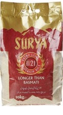 Surya 1121 Extra Long Superior Rice 10kg – Basmati Rice – Long Grain Rice 