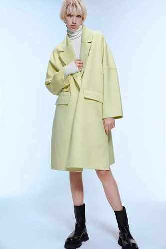 Zara oversize coat - with, collar