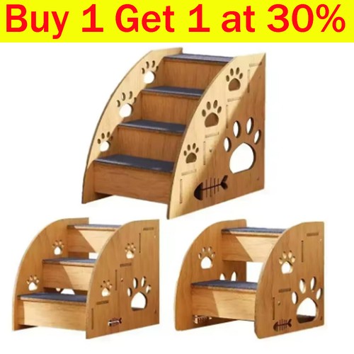 Wooden pet stairs - wooden,