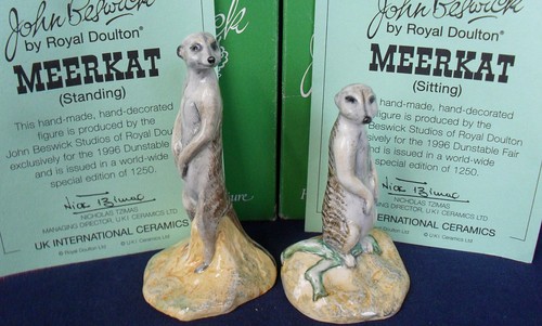 Beswick pair meercats - of,