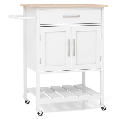 Mobile serving cart food prep - serving,