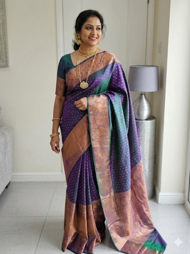 Pure kanchipuram silk saree - pure,