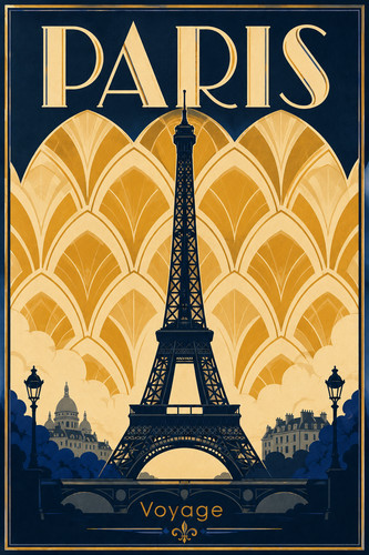 Vintage paris french travel - paris,