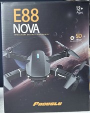 Facegle E88 Nova Drone with Camera App FPV 2.4GHz Foldable RC Kit. MISB.