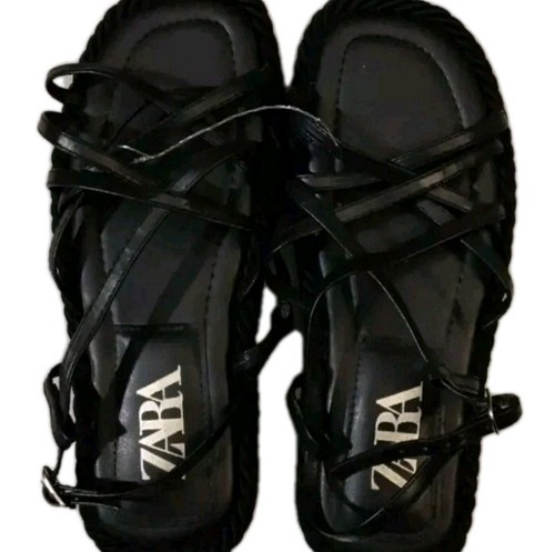 Zara strappy sandals womans - strappy,