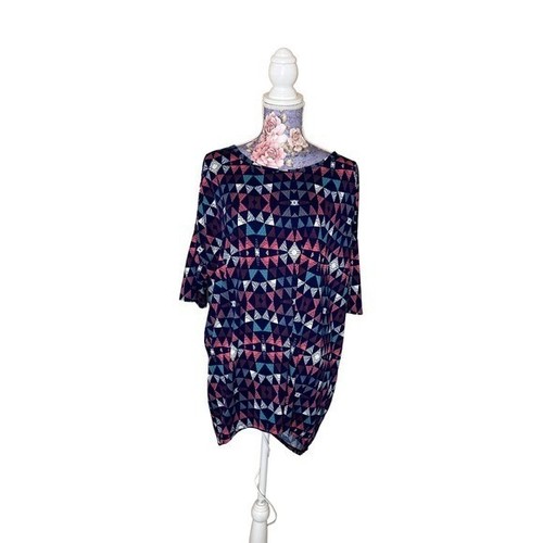 Lularoe irma tunic top blue - irma, xl