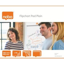 Nobo B1 Flipchart Pad Plain