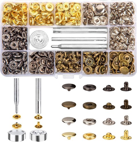 120 set snap fasteners - snap, kit