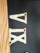 Antique Cast Iron Roman Numerals/Gate Numbers & House Numbers;  3, 5, 7 & 9