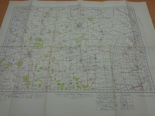 Ww2 war office - map, "grantham"