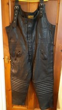 Great Condition JTS Motorbike Salopettes - Size 54 (5XL) -  Soft Quality Leather