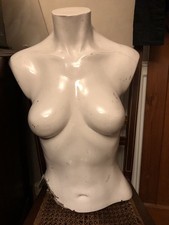 White fibreglass mannequin Female Torso for Art, Retail, Shop, Model
