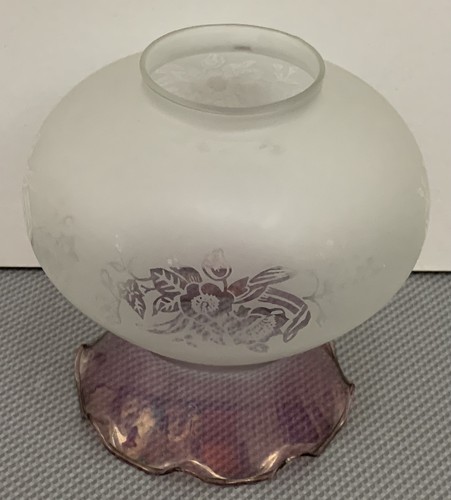 Vintage oil lamp - lamp, shade