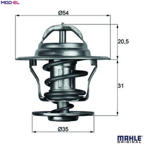 Thermostat coolant 87d - thermostat,