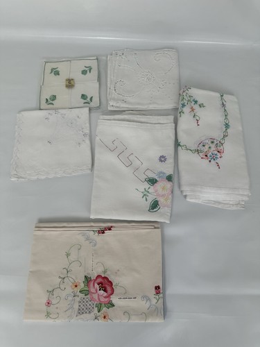 Vintage linen embroidered - vintage,