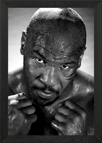 Mike tyson framed wall - mike,