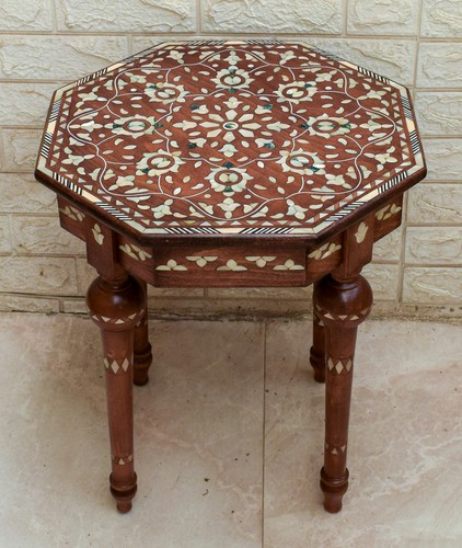 Moroccan inlay table - inlay, mother