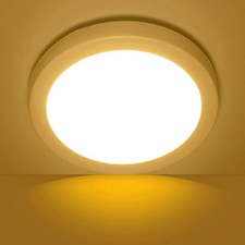 Ultra-Thin Warm White LED Ceiling Light, 6W 3000K 95Mm 3.74Inch 540Lm, Small Cir