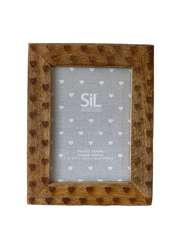 Solid wood rustic photo - , frame