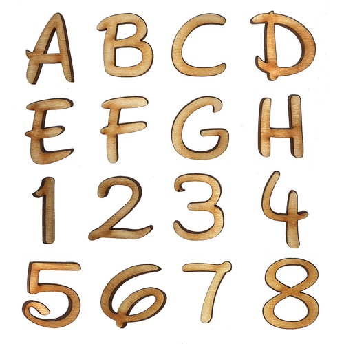 Wooden letters disney inspired - wooden,