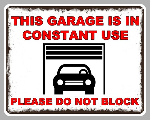 Garage constant use not - constant,