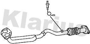 Klarius front pipe - for, cat