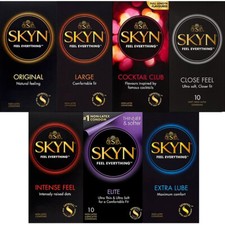 Skyn Latex Free Condoms - All Types - Elite, Large, Close, Intense, Extra Lube