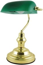 15" Retro Classic Bankers Lamp