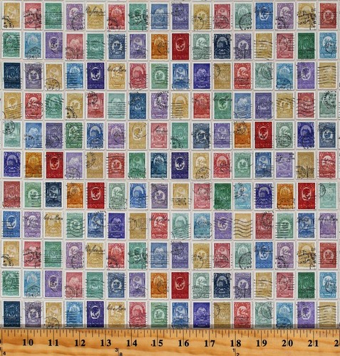 Cotton stamps travel world - cotton,