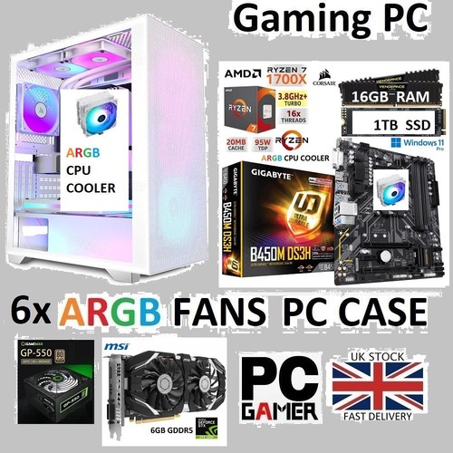 Amd ryzen 1700x 16gb - 1700x, +